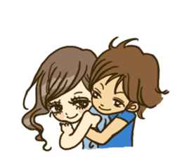 Cute Couples3 sticker #8060437