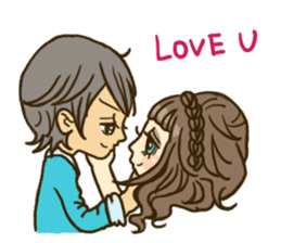 Cute Couples3 sticker #8060440