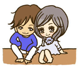 Cute Couples3 sticker #8060445