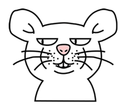 Laboratory mouse: The Virtuous mouse sticker #8061134