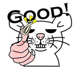 Laboratory mouse: The Virtuous mouse sticker #8061135