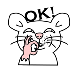 Laboratory mouse: The Virtuous mouse sticker #8061137