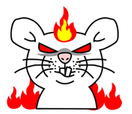 Laboratory mouse: The Virtuous mouse sticker #8061138