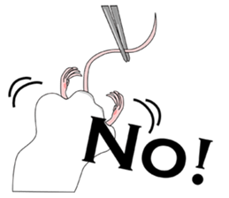 Laboratory mouse: The Virtuous mouse sticker #8061147