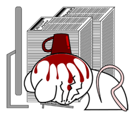 Laboratory mouse: The Virtuous mouse sticker #8061150