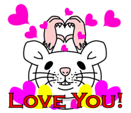 Laboratory mouse: The Virtuous mouse sticker #8061151