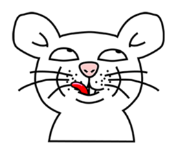 Laboratory mouse: The Virtuous mouse sticker #8061154