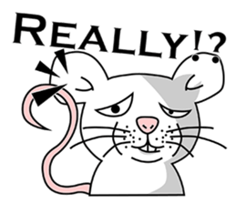 Laboratory mouse: The Virtuous mouse sticker #8061155