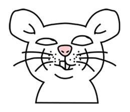 Laboratory mouse: The Virtuous mouse sticker #8061157