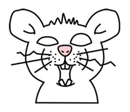 Laboratory mouse: The Virtuous mouse sticker #8061158