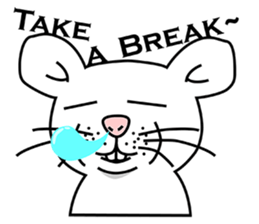 Laboratory mouse: The Virtuous mouse sticker #8061159