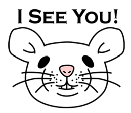 Laboratory mouse: The Virtuous mouse sticker #8061162