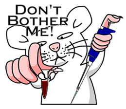 Laboratory mouse: The Virtuous mouse sticker #8061166