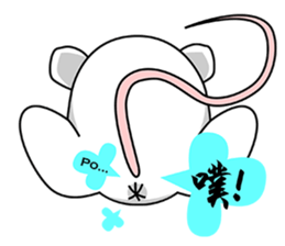 Laboratory mouse: The Virtuous mouse sticker #8061171