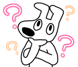 Poker face dog sticker #8061657