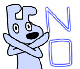 Poker face dog sticker #8061659