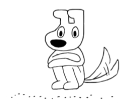 Poker face dog sticker #8061671