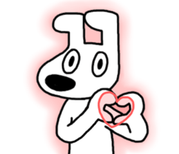 Poker face dog sticker #8061681