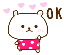 Vomit love Lee poison; a bear sticker #8062652