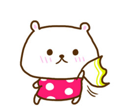 Vomit love Lee poison; a bear sticker #8062690