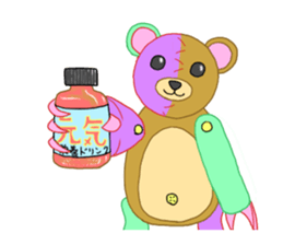 Carnivorous rabbit and herbivorous bear2 sticker #8062791