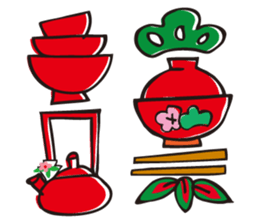 A sticker in a Japanese Monkey year. sticker #8062919