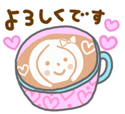 Heartwarming cafe sticker sticker #8063199