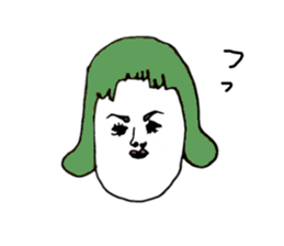 Bullish woman sticker #8063449