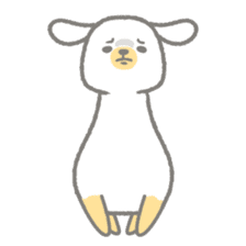 Alpaca, Dog or what. sticker #8063538