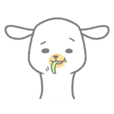 Alpaca, Dog or what. sticker #8063550