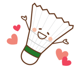I love badminton! 2 sticker #8063903