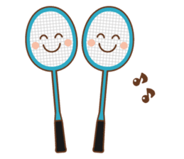 I love badminton! 2 sticker #8063904