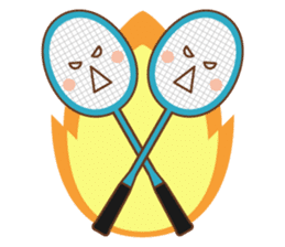 I love badminton! 2 sticker #8063915