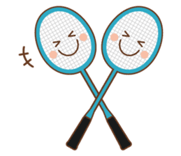 I love badminton! 2 sticker #8063920
