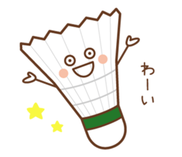 I love badminton! 2 sticker #8063930
