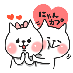 Cat a couple of good friends