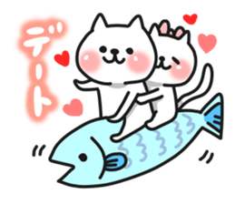 Cat a couple of good friends sticker #8064680