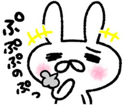 Daily life of a surreal rabbit1 sticker #8064737