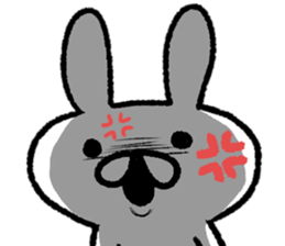 Daily life of a surreal rabbit1 sticker #8064740