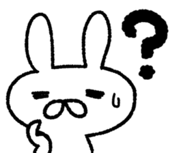 Daily life of a surreal rabbit1 sticker #8064747