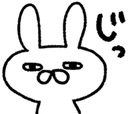 Daily life of a surreal rabbit1 sticker #8064759