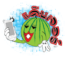 Mr. & Mrs. WATER MALON sticker #8065636