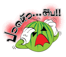Mr. & Mrs. WATER MALON sticker #8065637