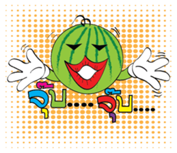 Mr. & Mrs. WATER MALON sticker #8065640