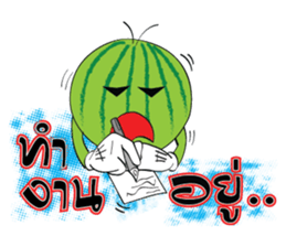 Mr. & Mrs. WATER MALON sticker #8065642