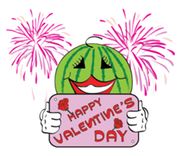 Mr. & Mrs. WATER MALON sticker #8065643