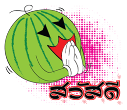 Mr. & Mrs. WATER MALON sticker #8065644