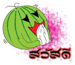 Mr. & Mrs. WATER MALON sticker #8065644