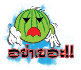 Mr. & Mrs. WATER MALON sticker #8065645