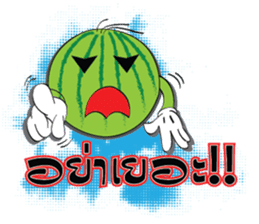 Mr. & Mrs. WATER MALON sticker #8065645